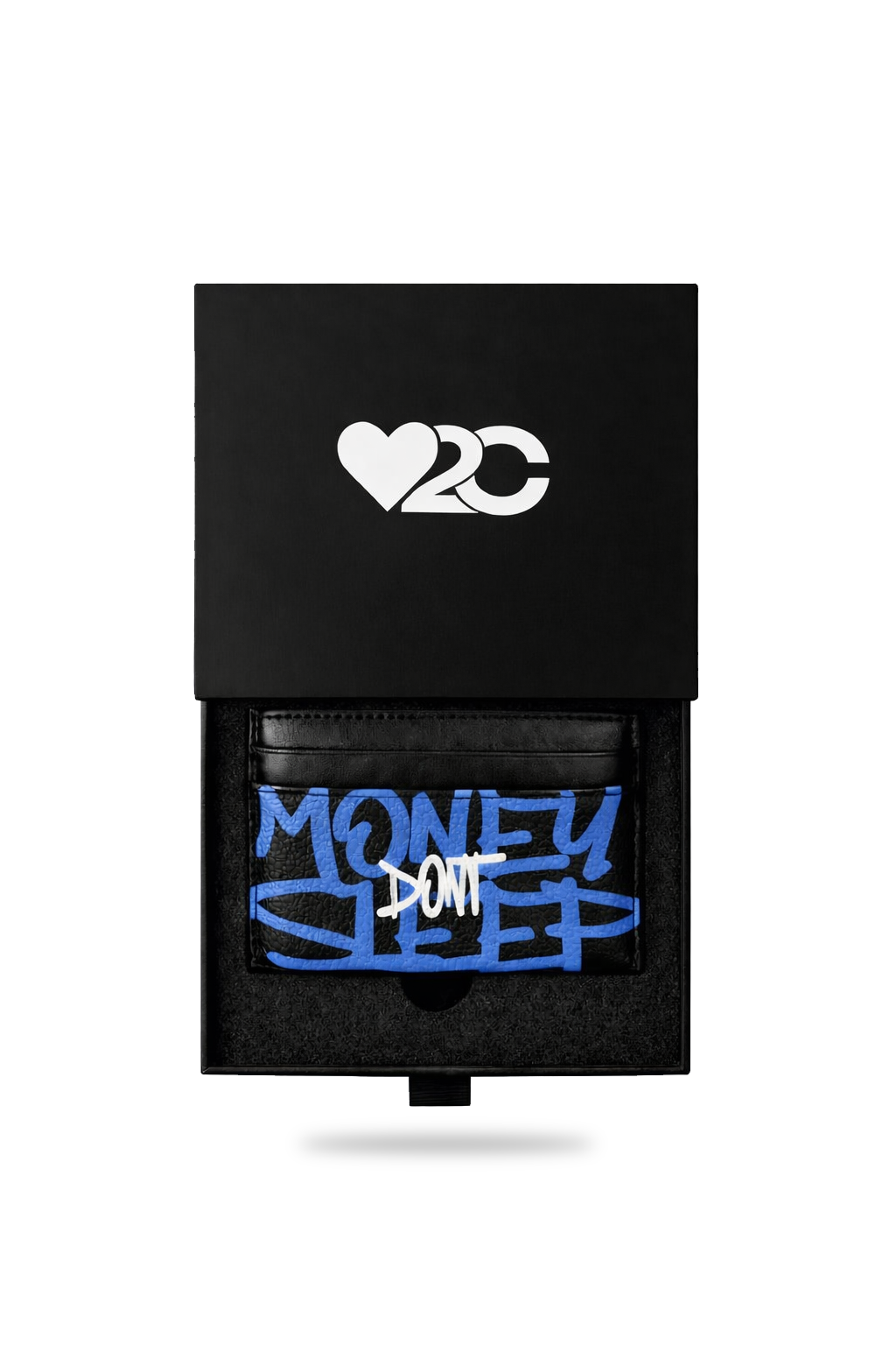 Money dont Sleep Cardholder (Blau)
