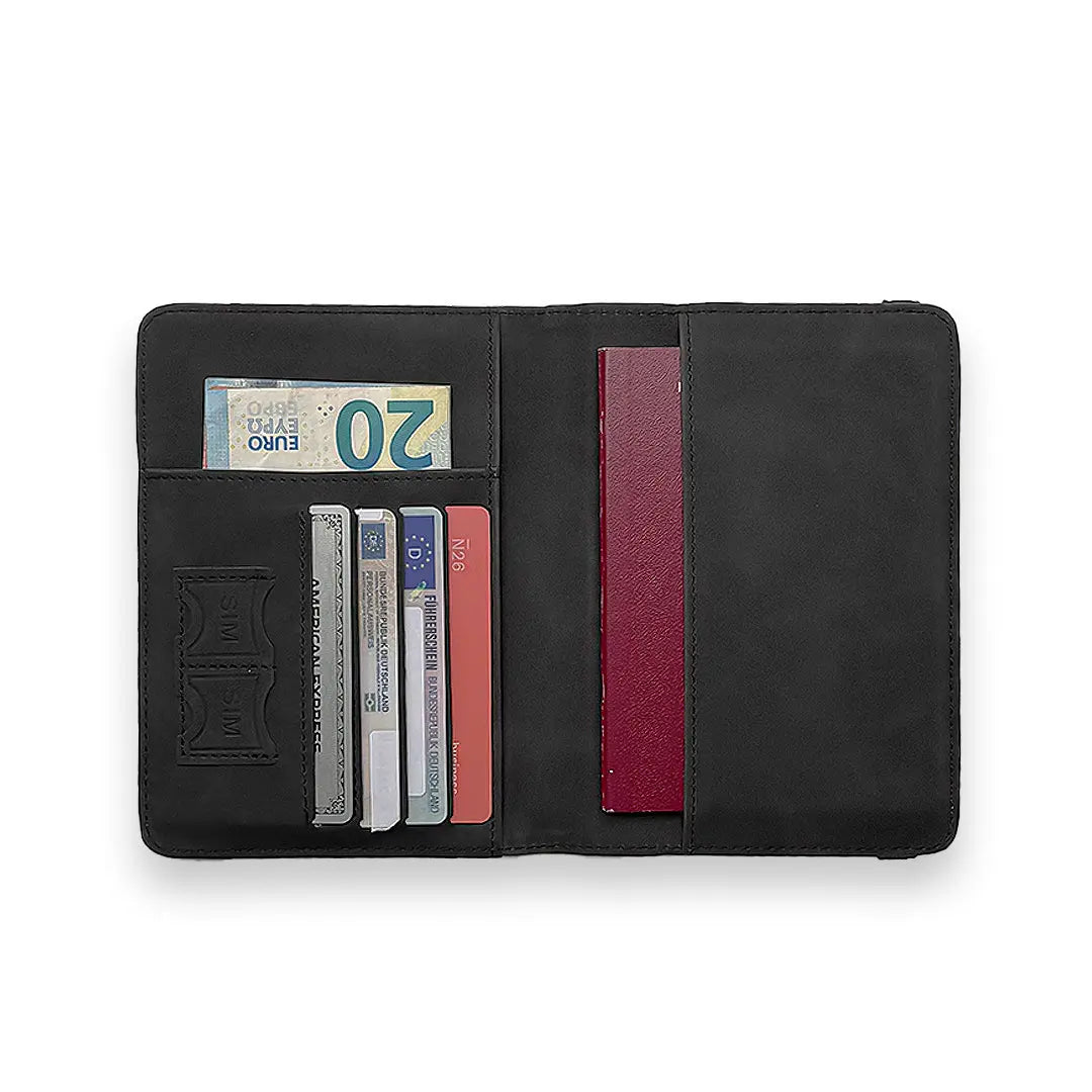Travel Wallet Schwarz Mein Shop