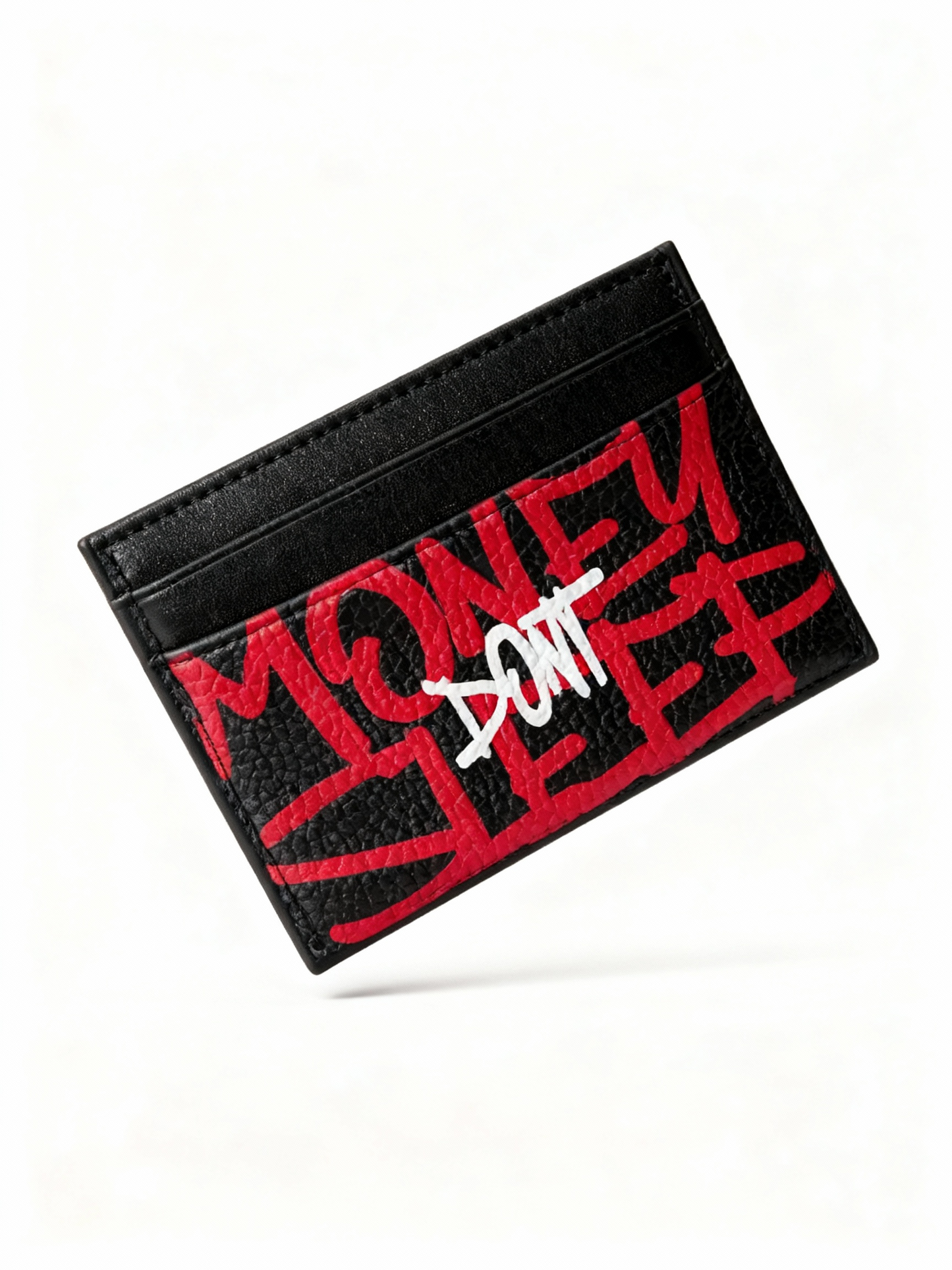 Money dont Sleep Cardholder (Rot)