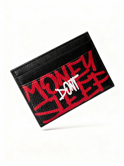 Money dont Sleep Cardholder (Rot)