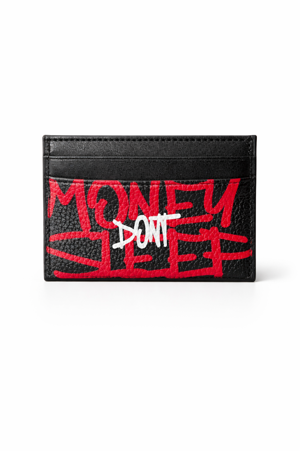 Money dont Sleep Cardholder (Rot)