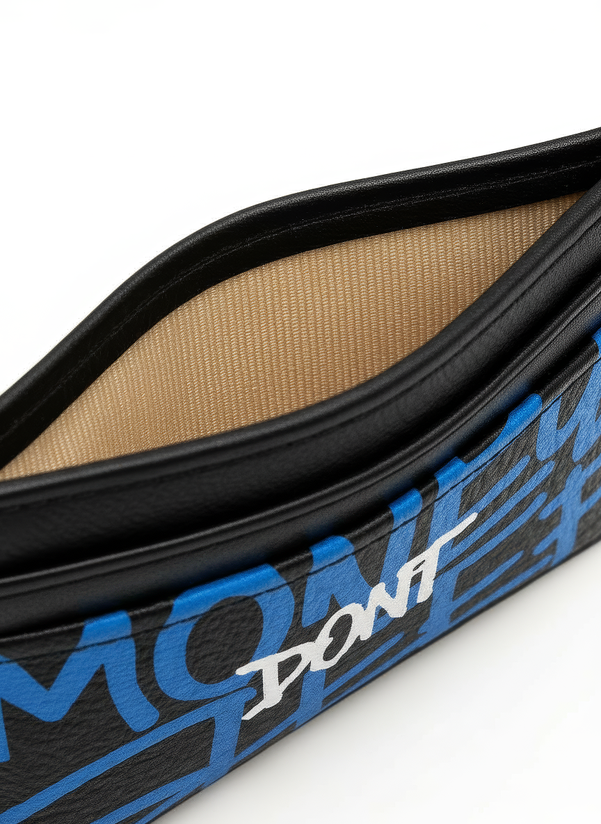 Money dont Sleep Cardholder (Blau)