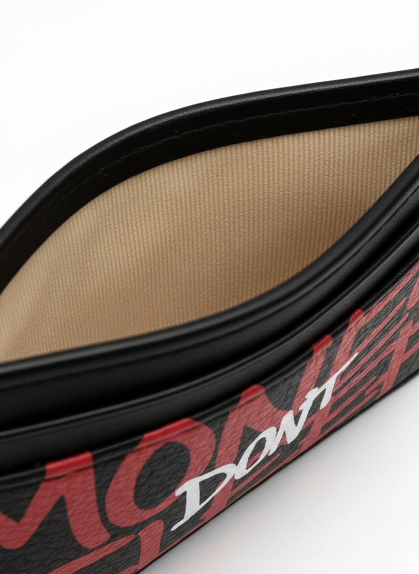 Money dont Sleep Cardholder (Rot)