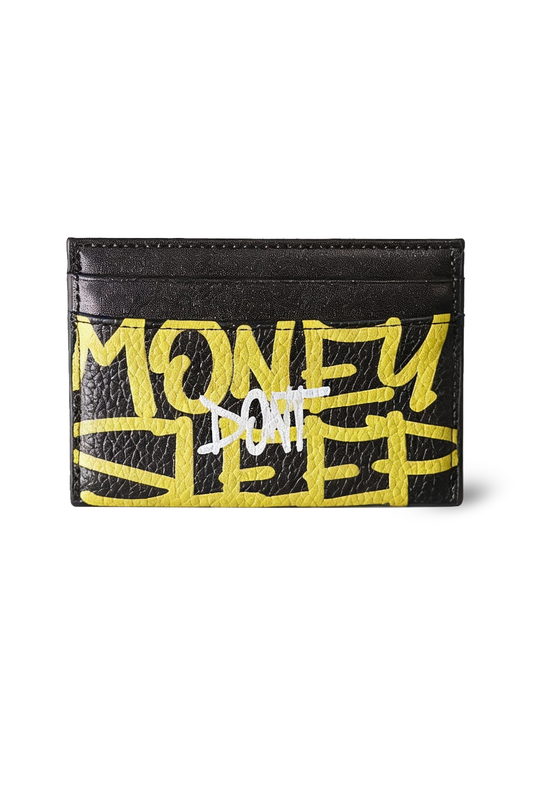 Money dont Sleep Cardholder (Gelb)