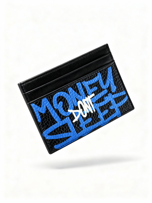 Money dont Sleep Cardholder (Blau)