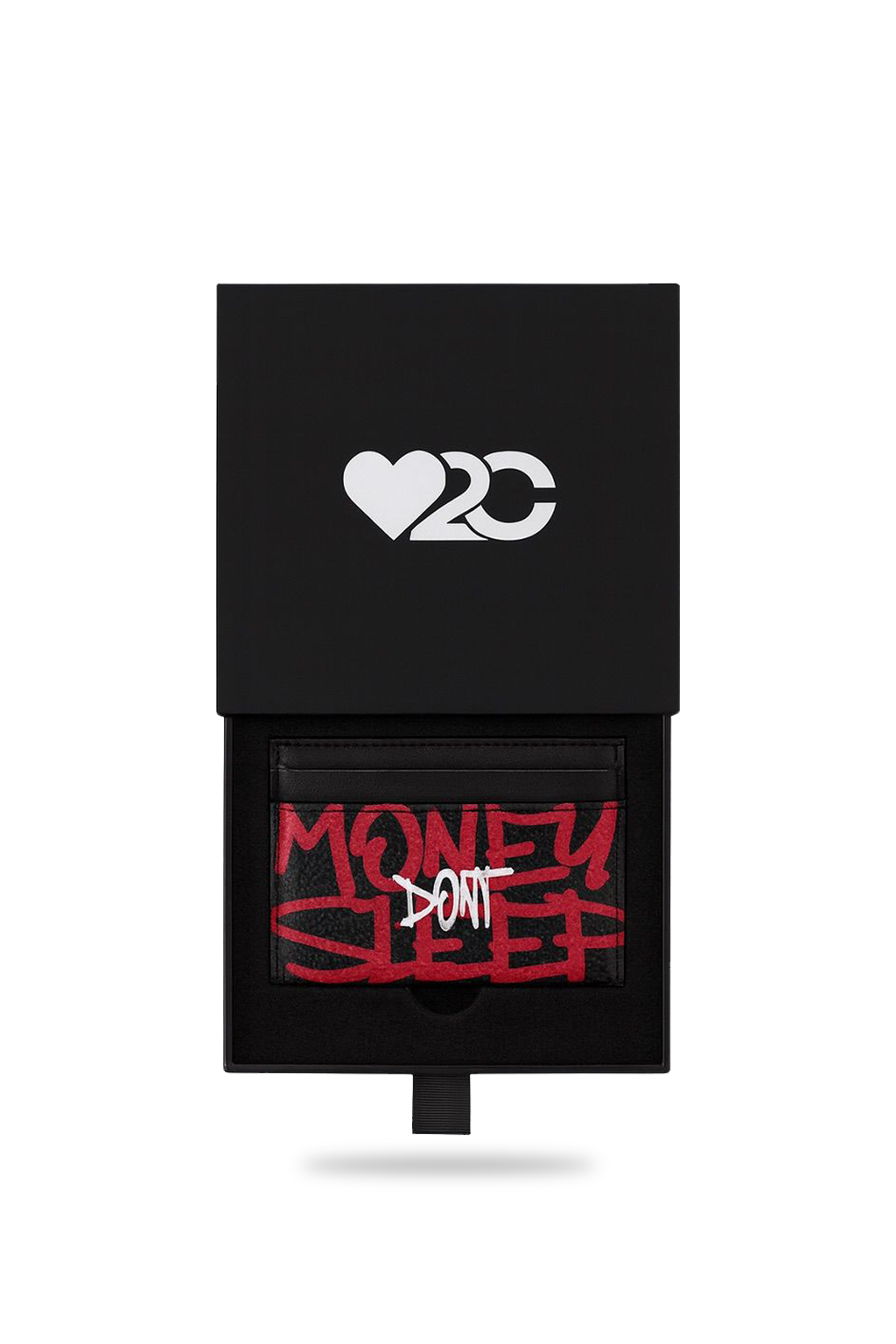 Money dont Sleep Cardholder (Rot)